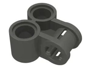 32291 Dark Gray Technic, Axle and Pin Connector Perpendicular Double