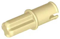 3749 Tan Technic, Axle 1L with Pin without Friction Ridges