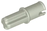 3749 Light Gray Technic, Axle 1L with Pin without Friction Ridges
