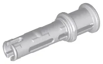 32054 Black Technic, Pin 3L with Friction Ridges and Stop Bush