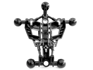 87794 Black Hero Factory Torso, Skeletal with 5 Ball Joint