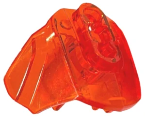 90641 Trans-Neon Orange Hero Factory Armor with Ball Joint Socket - Size 3