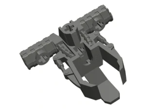 54271 Pearl Dark Gray Bionicle Zamor Sphere Launcher