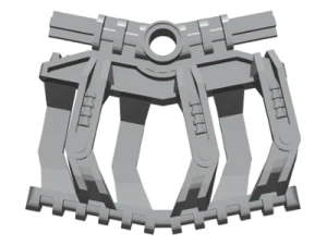 53550 Pearl Light Gray Bionicle Zamor Sphere Holder