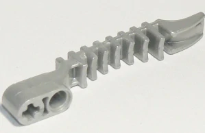 64275 Pearl Light Gray Projectile Launcher Part, Bionicle Thornax Launcher Half (Glatorian), Liftarm End 1 x 8