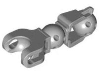 90617 Light Bluish Gray Hero Factory Arm / Leg with Ball Joint and Ball Socket