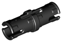 2780 Black Technic, Pin with Short Friction Ridges