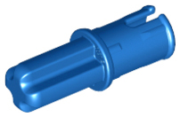 43093 Blue Technic, Axle 1L with Pin with Friction Ridges