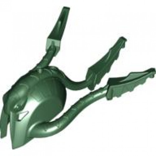 64301 Dark Green Bionicle Mask Snake (Vastus)