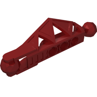 45749 Dark Red Bionicle Rahkshi Leg Lower Section