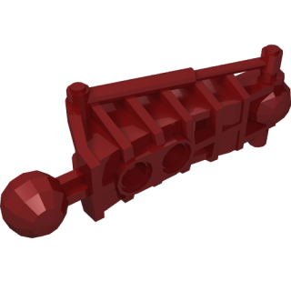 47297 Dark Red Bionicle Toa Metru Leg Lower Section