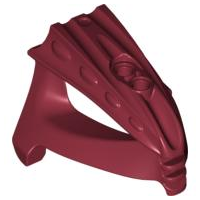 54273 Dark Red Bionicle Head, Fenrakk (Viking Ofnir Dragon)